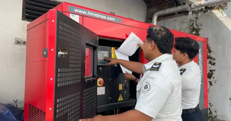 Antisipasi Pemadaman Listrik, Rutan Pekalongan Lakukan Pengecekan dan Perawatan Rutin Genset